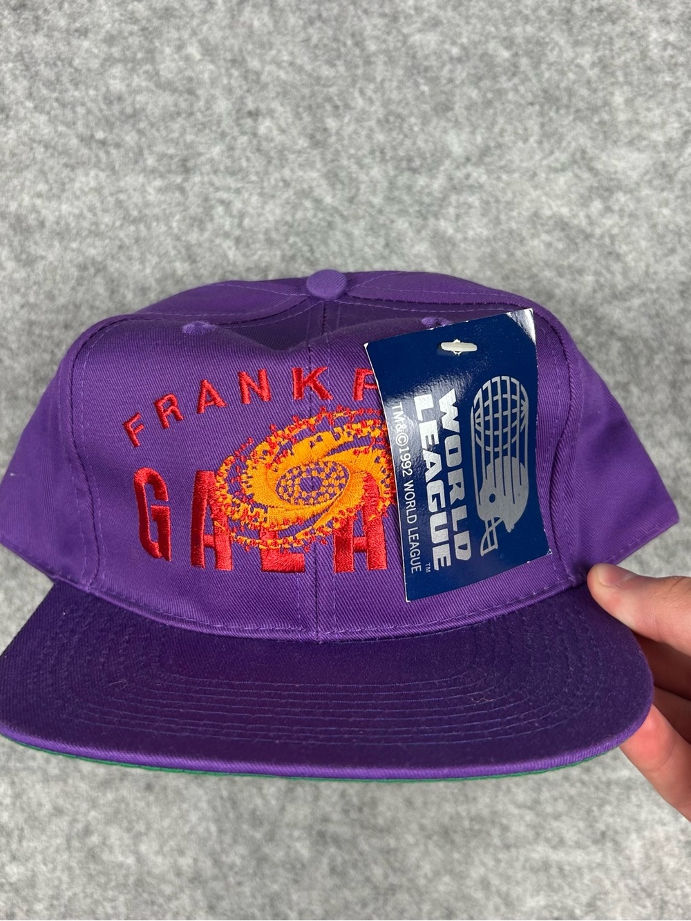 NWT Vintage 90s 1992 Frankfurt Galaxy World League Football AFL SnapBack Cap